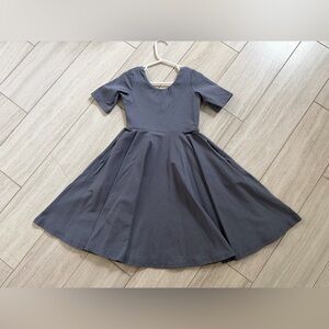 Remie Girl Gray Short Sleeve Top, Size 5